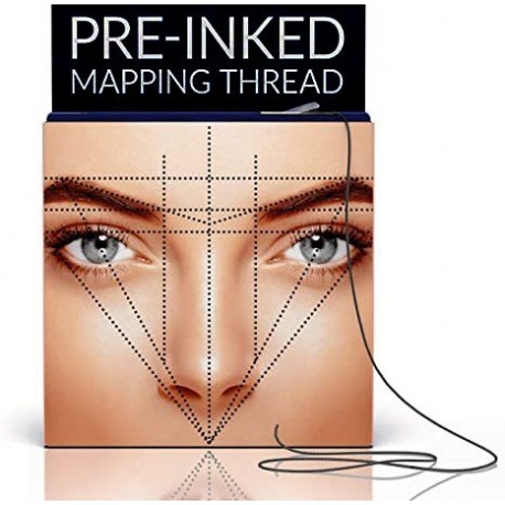Pre-Inked Eyebrow Mapping String – 20 Meters