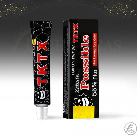 TKTX - BLACK 55% Numbing Cream 10g - PROMO SPECIAL -Buy a pack of 5 and save even more.