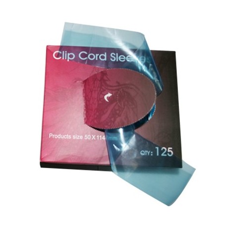 Disposable Clip Cord Cover Bag 125pcs